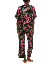 N Natori N Natori 2Pc Fleur Dragon Printed Challis Pajama Set