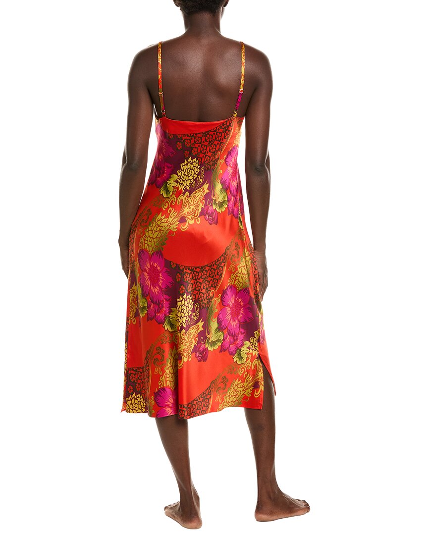 N Natori N Natori Harvest Printed Satin Gown