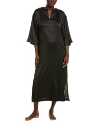 N Natori N Natori Wilderness Satin Jacquard Caftan