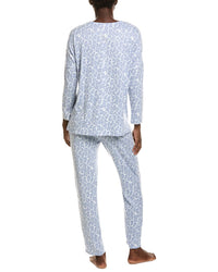 N Natori N Natori 2Pc Wild Instinct Printed Brushed Pajama Set