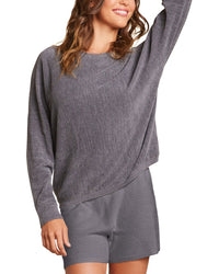 Barefoot Dreams Barefoot Dreams 2Pc Boatneck Pullover & Short Set