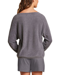 Barefoot Dreams Barefoot Dreams 2Pc Boatneck Pullover & Short Set