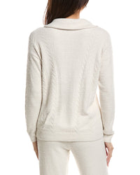 Barefoot Dreams Barefoot Dreams Cozychic Lite Cable 1/2-Zip Pullover