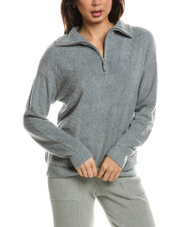 Barefoot Dreams Barefoot Dreams Cozychic Lite Cable 1/2-Zip Pullover