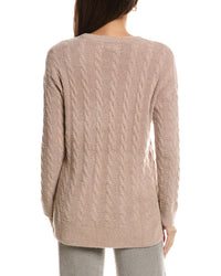 Barefoot Dreams Barefoot Dreams Cozychic Lite Cable Slit Pullover