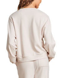 Barefoot Dreams Barefoot Dreams Mc Brushed Fleece Split Neck Pullover