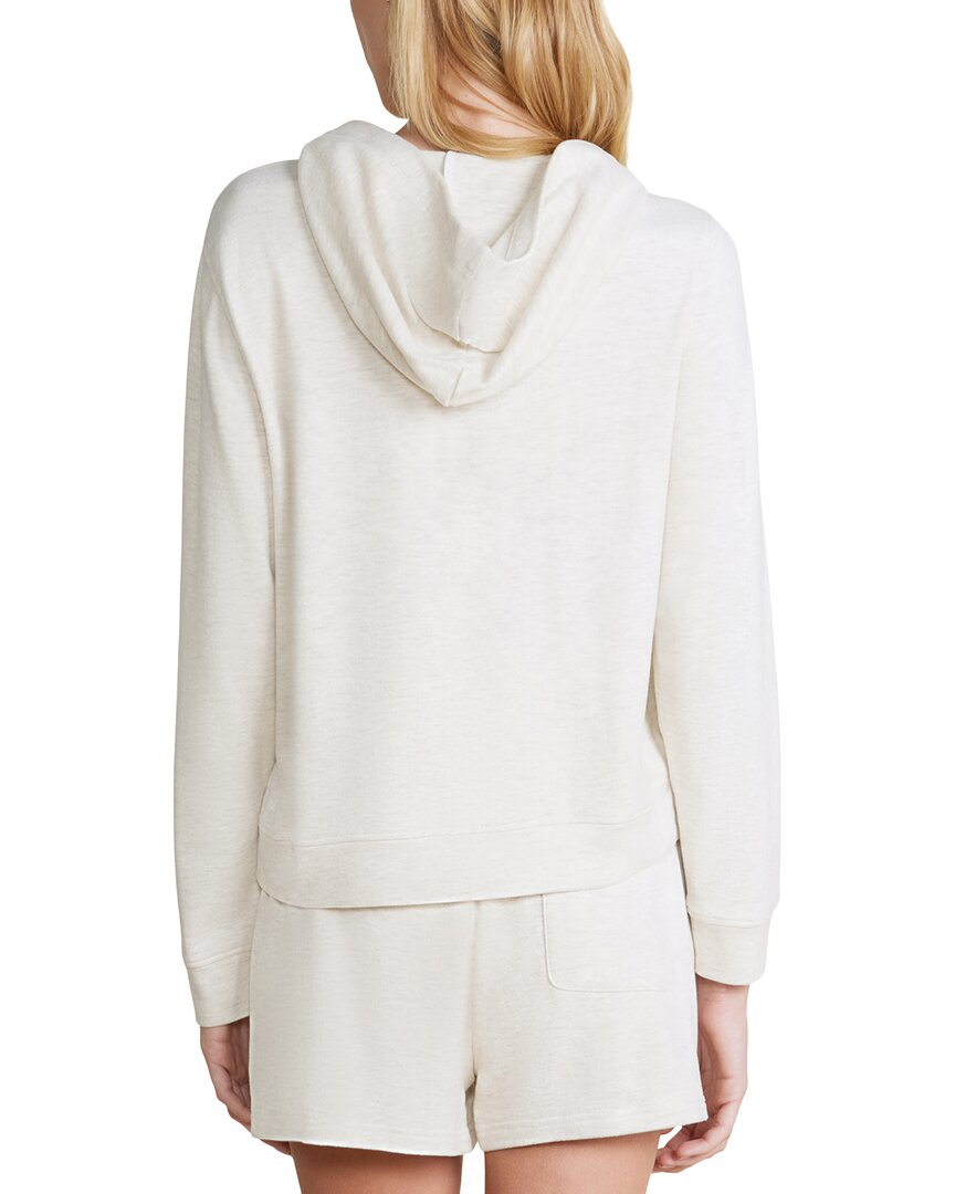 Barefoot Dreams Barefoot Dreams Mc Brushed Fleece Henley Hoodie