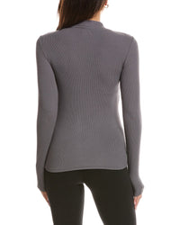 Barefoot Dreams Barefoot Dreams Malibu Collection Ultra Soft Rib Mock Neck Pullover