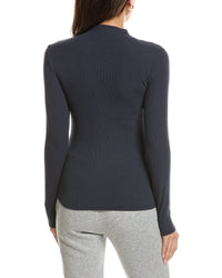 Barefoot Dreams Barefoot Dreams Malibu Collection Ultra Soft Rib Mock Neck Pullover