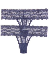 b.tempt'd B.Tempt'd By Wacoal 2Pk Lace Kiss Thong