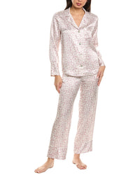 Petite Plume Petite Plume 2Pc Classic Silk Pajama Set