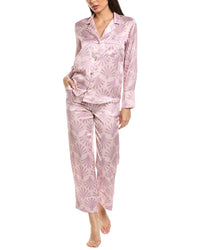 Petite Plume Petite Plume 2Pc Classic Silk Pajama Set
