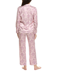 Petite Plume Petite Plume 2Pc Classic Silk Pajama Set