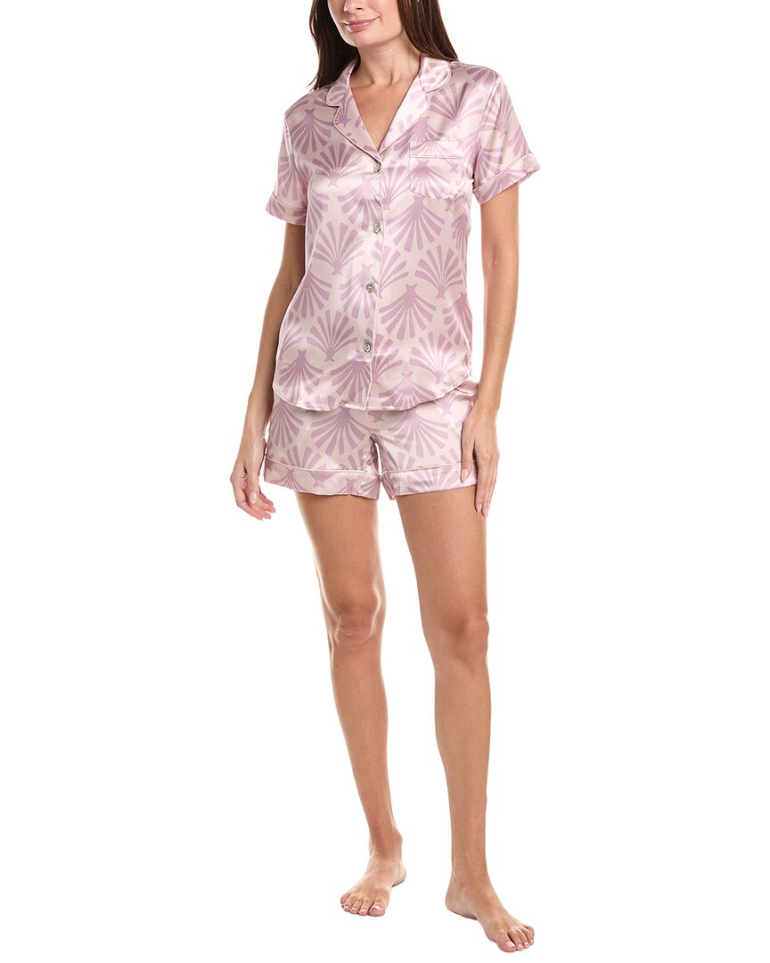 Petite Plume Petite Plume 2Pc Silk Pajama Short Set