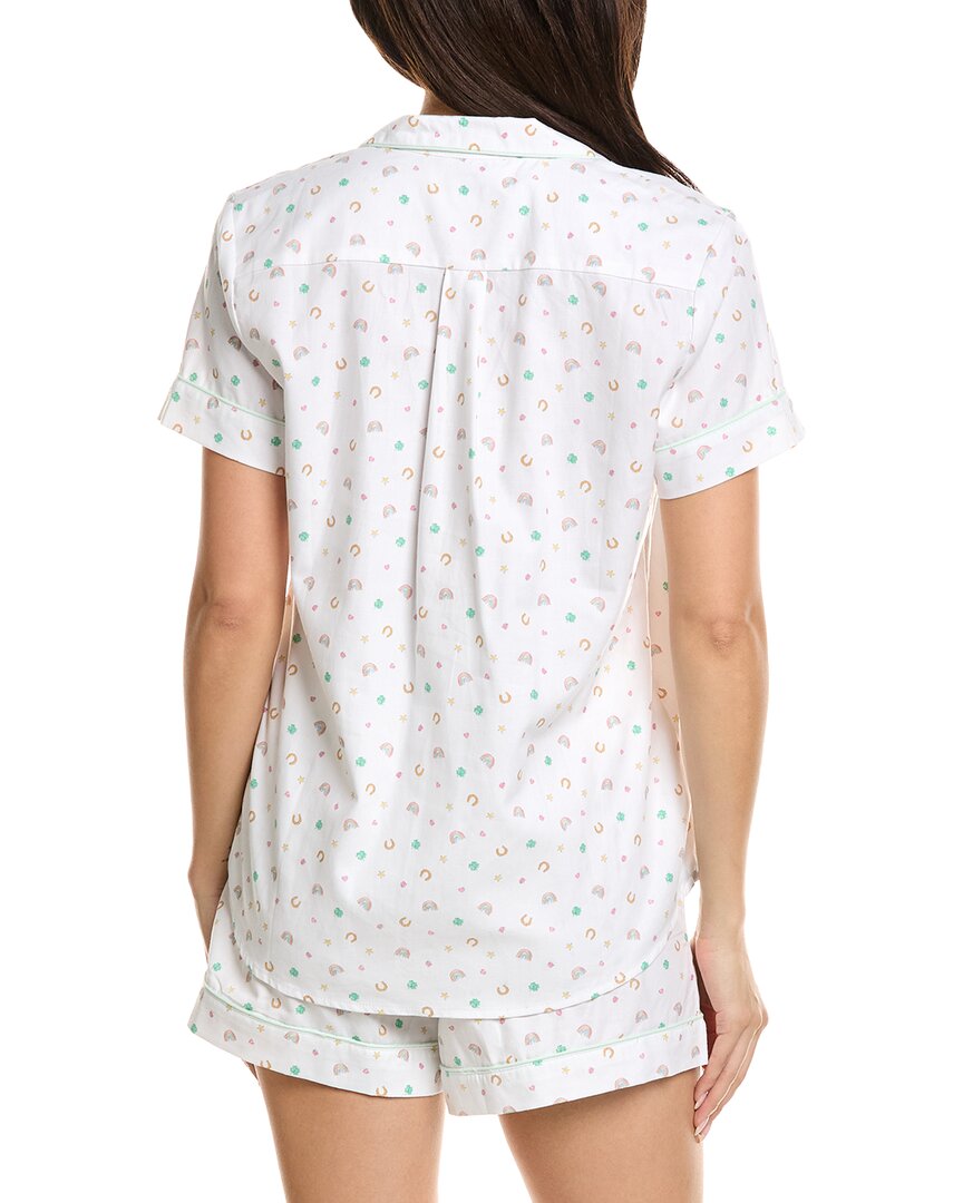 Petite Plume Petite Plume 2Pc Woven Twill Short Sleeve Short Set