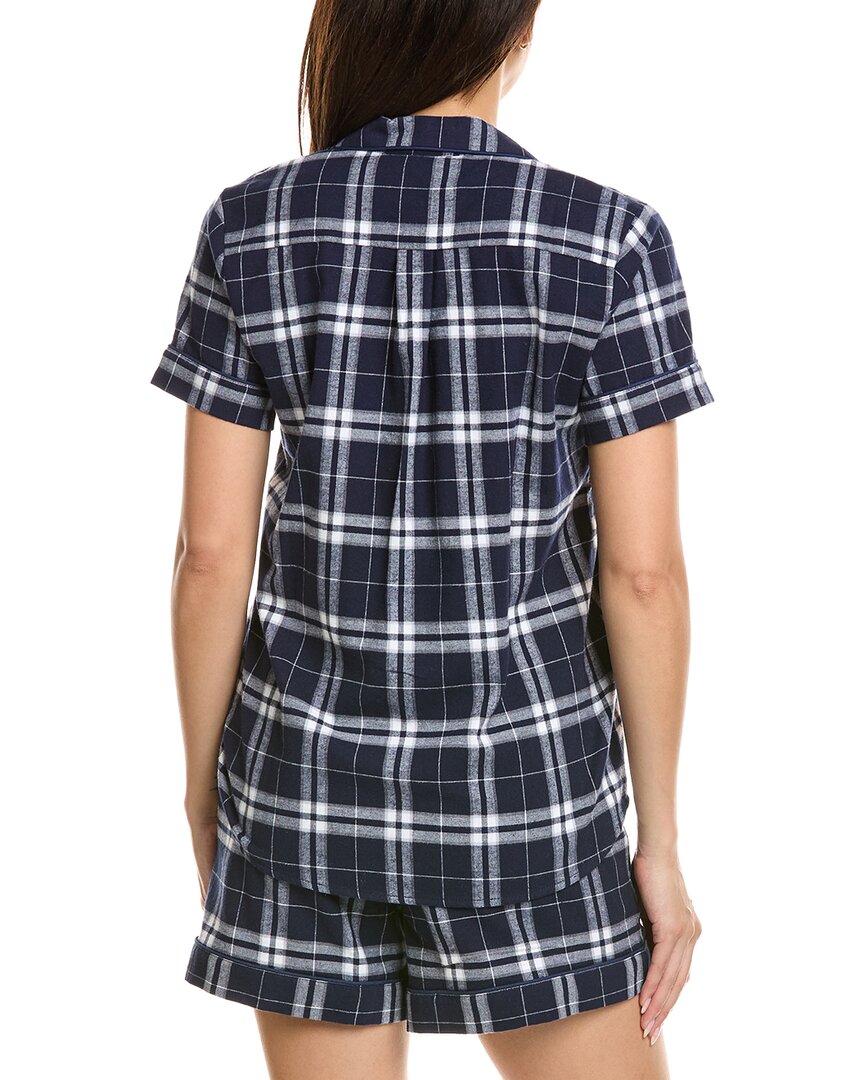 Petite Plume Petite Plume 2Pc Brushed Twill Short Sleeve Short Set