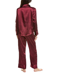 MARION Marion 2Pc Satin Pajama Set
