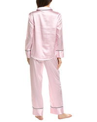 MARION Marion 2Pc Satin Pajama Set