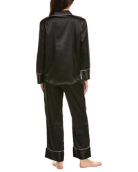MARION Marion 2Pc Satin Pajama Set