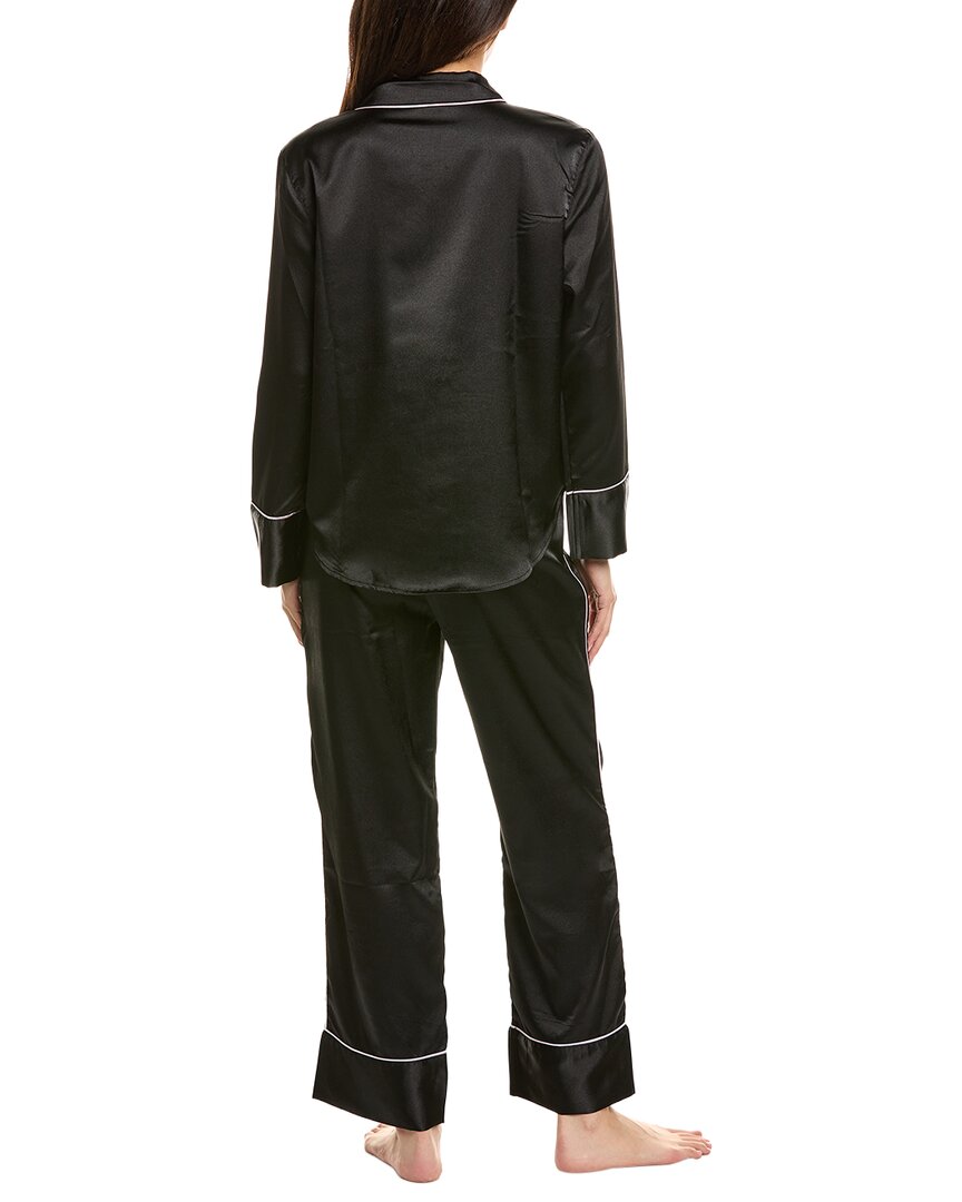 MARION Marion 2Pc Satin Pajama Set