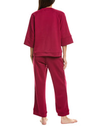 MARION Marion 2Pc Air Scuba Sweatshirt & Pant Set