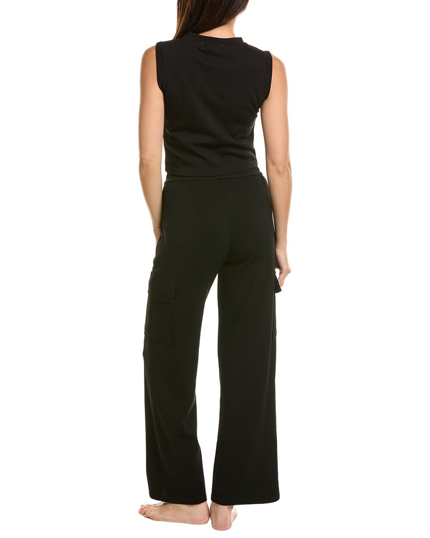 MARION Marion 2Pc Air Scuba Crop Tank & Cargo Pant Lounge Set