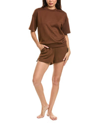 MARION Marion 2Pc Banded T-Shirt & Short Set