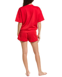 MARION Marion 2Pc Banded T-Shirt & Short Set