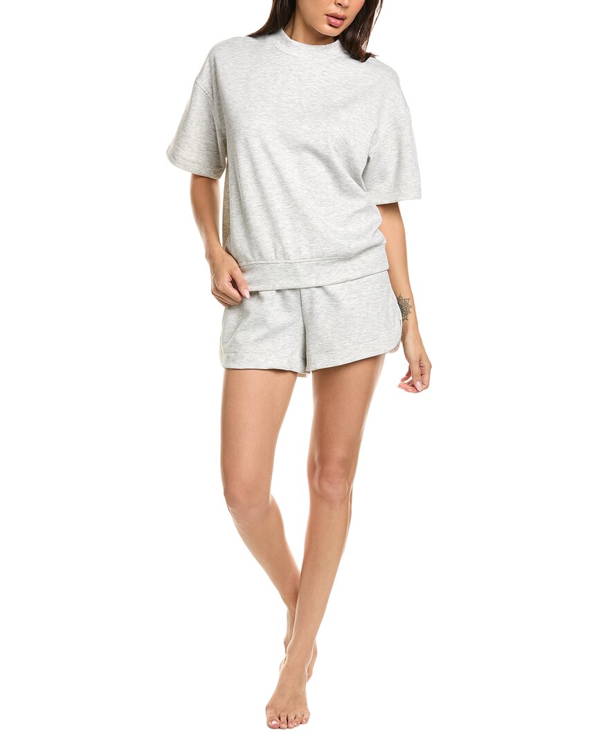 MARION Marion 2Pc Banded T-Shirt & Short Set