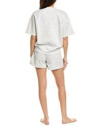 MARION Marion 2Pc Banded T-Shirt & Short Set