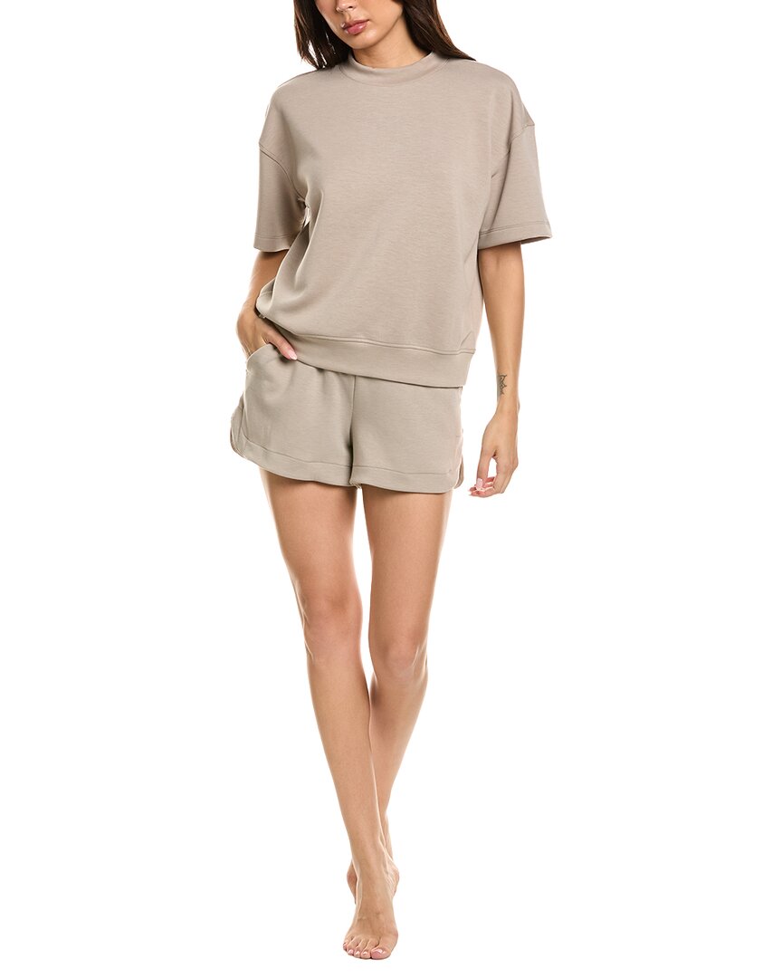 MARION Marion 2Pc Banded T-Shirt & Short Set