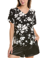 Donna Karan Sleepwear Sleep Top Black