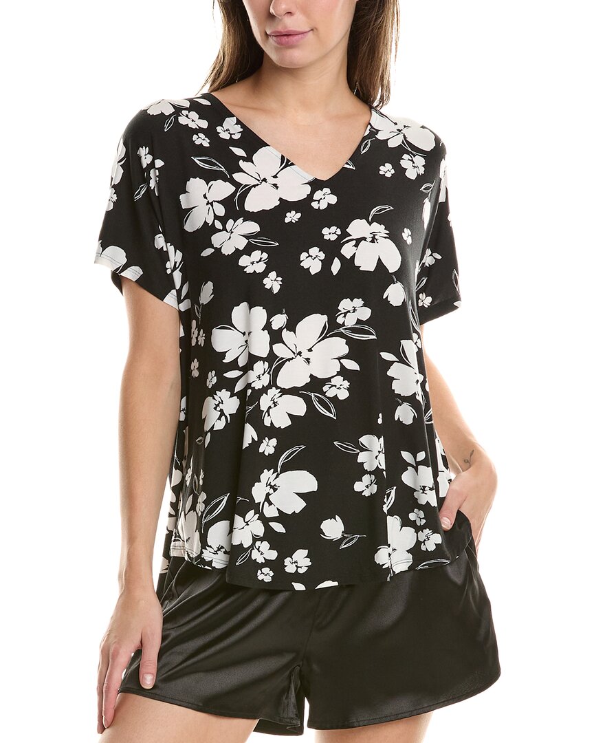 Donna Karan Sleepwear Sleep Top Black