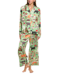 Karen Mabon Karen Mabon 2Pc Long Sleeve Pajama Set