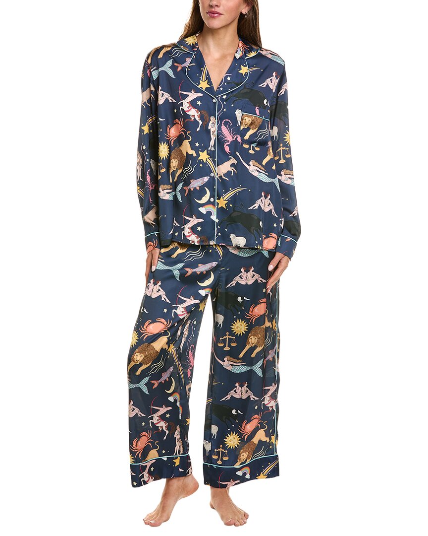 Karen Mabon Karen Mabon 2Pc Long Sleeve Pajama Set