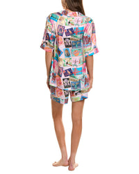 Karen Mabon Karen Mabon 2Pc Short Sleeve Pajama Set
