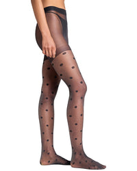 Stems Sparkle Dot Sheer Tight