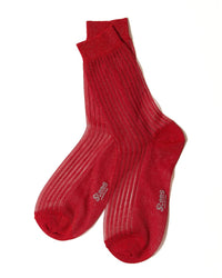 Stems Striped Metallic Crew Socks