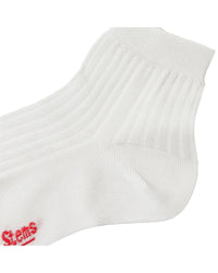Stems Silky Rib Quarter Socks