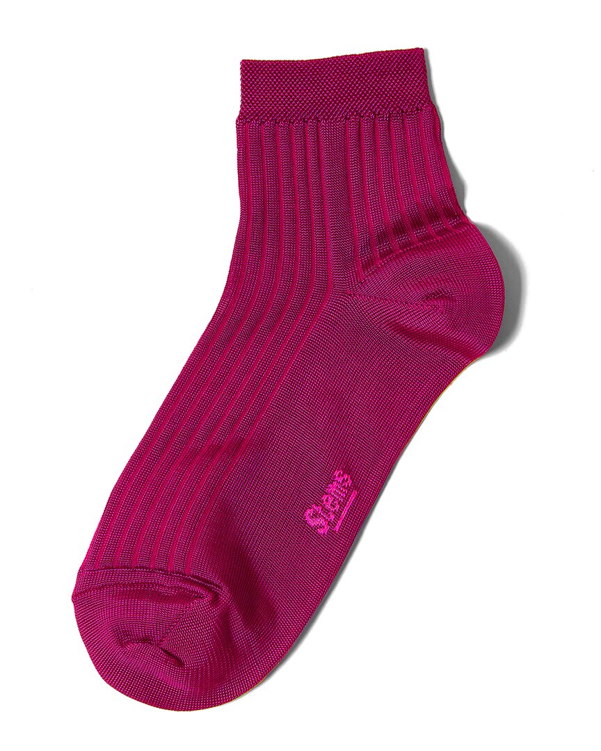 Stems Silky Rib Quarter Socks