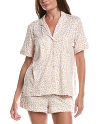 DKNY Dkny 2Pc Notch Top & Boxer Sleep Set