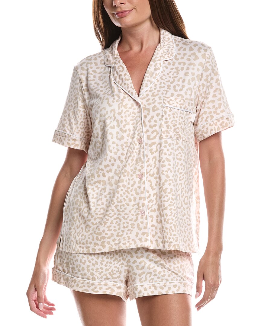DKNY Dkny 2Pc Notch Top & Boxer Sleep Set
