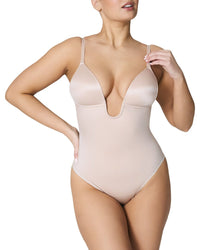 SPANX® Spanx® Plunge Low Back Thong Bodysuit