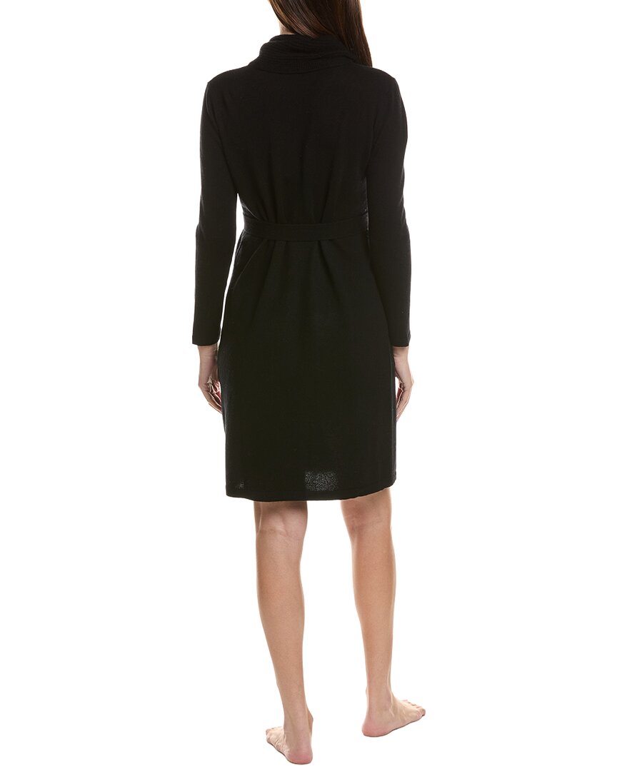 Sofiacashmere Shawl Wool & Cashmere-Blend Jersey Robe
