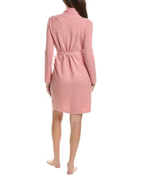 Sofiacashmere Herringbone Wool & Cashmere-Blend Robe
