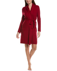 Sofia Cashmere Sofiacashmere Herringbone Wool & Cashmere-Blend Robe