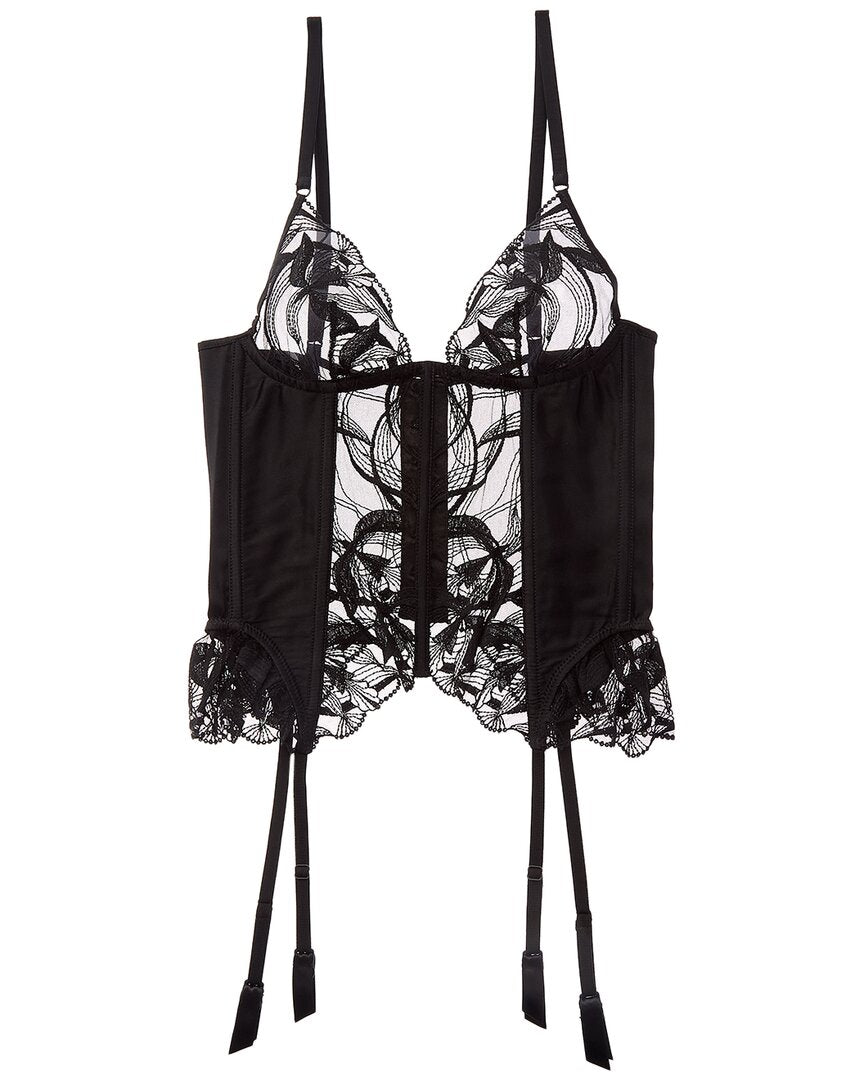 KIKI DE MONTPARNASSE Kiki De Montparnasse Eclore Embroidery Merry Silk-Trim Widow