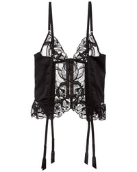 KIKI DE MONTPARNASSE Kiki De Montparnasse Eclore Embroidery Merry Silk-Trim Widow