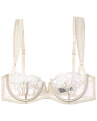 KIKI DE MONTPARNASSE Kiki De Montparnasse Juliette Silk-Trim Balconette Bra