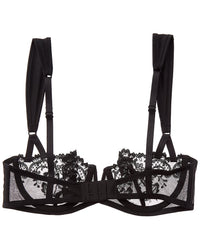 KIKI DE MONTPARNASSE Kiki De Montparnasse Juliette Silk-Trim Balconette Bra